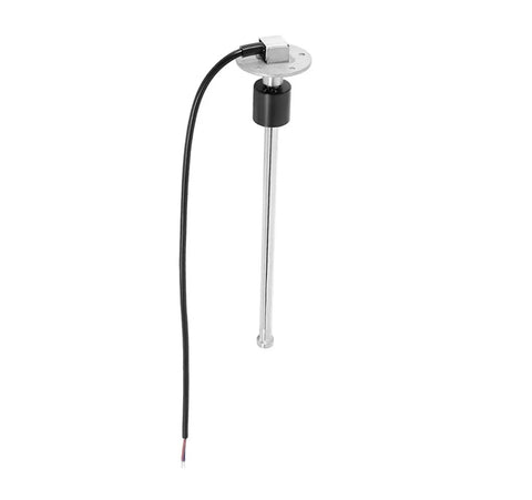 Professional 0-5V Fuel Level Sender For Boat Car Rv Marine Liquid Tank Sensor With Spot On Accuracy Water Oil Gauge Monitor 175Mm Silver Finish showing stainless steel probe with mounting bracket.