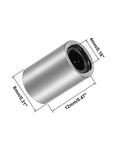 Four Millimeter Linear Bearing With Double Sealed LM4UU For CNC Machines And 3D Printers Twelve Pack, dimensions labeled