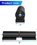 Product dimensions of Heavy Duty 5 Inch Weld On Gate Hinges 2 Pack Black Iron Barrel Hinges 450 Lb Capacity For Swing Doors Trailers Ramps