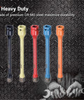 5 Pcs 1/2" Impact Torque Limiting Extension Bar Set, CR-MO steel, different colors, 8 inches long, heavy duty