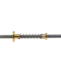 Dead Nuts Tight T8 Ball Screw Industrial Grade Linear Motion Lead Screw 250mm with Anti Backlash Spring Loaded Nut.