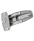 Tough As Nails Heavy Duty Refrigerator Door Hinges and Container Door Hinges Crafted From Solid 304 Stainless Steel Industrial Grade Hardware for Commercial Freezers and Cold Storage, showing hinge plate.