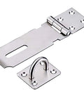 Heavy Duty Stainless Steel Hasp And Staple With Screws For Doors Gates Cabinets Pet Cages Crates Shed And Windows Built Tough For Real World Security Built For Quick Easy Installations