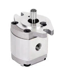 Gear Hydraulic Pump HGP-1A Series for Industrial Machines Built Tough and Precise, Fast Response, Stable Frequency, Durable Gear Pump for Heavy Duty Equipment, High-Precision Processing for Accurate Fit and Reliable Operation HGP1AF5R, silver metal hydraulic gear pump with threaded ports