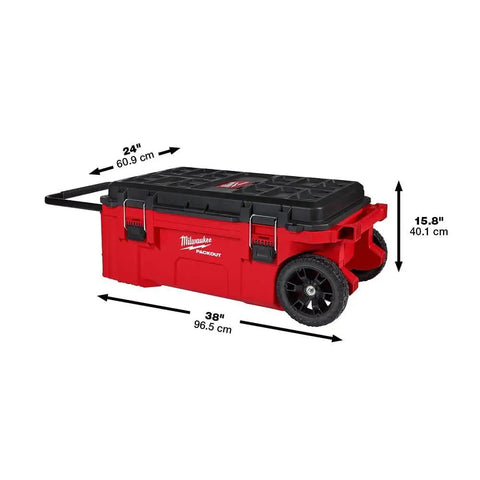 Rolling Chest Tool Packout System On Wheels For Quick Transport And Massive Storage 48 22 8428 Heavy Duty Organizer For Pros And DIYers