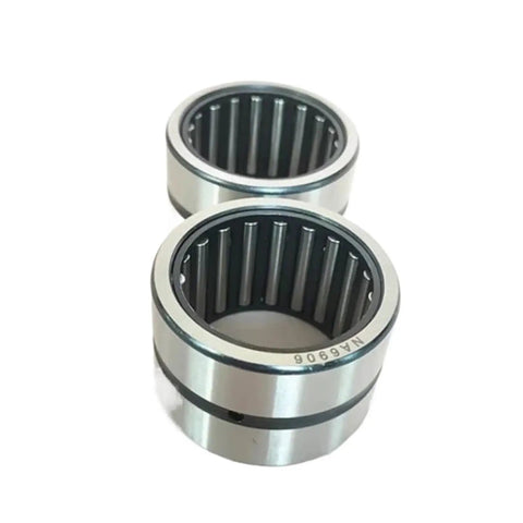 Heavy Duty Pre Lubricated Needle Roller Bearing Without Inner Ring RNA 6917 Size 100x120x63, showing two rugged bearings.