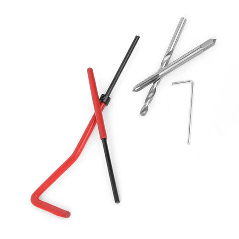 Thread Repair Insert Kit M4 25 Pcs Set In Plastic Box For Damaged Threads In Steel Iron Aluminum And Other Metal Machinery Built For Quick Fix