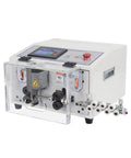Auto Wire Stripper And Cutter With Crisp Touchscreen Display Heavy Duty Cable Prep Machine For Pvc Teflon And Silicone showing a clear view of the front controls.