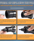 Tutorial on replacing the puller of Heavy-Duty Boss 26V Automatic Rivet Nut Gun Cordless With LED Light And Memory Mode M3 To M12.