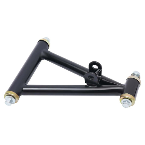 Front Suspension Shock Swing Arm Kit For ATV Quad Go Kart, 220mm Upper And Lower Steering Knuckle Spindle Replacement, side view