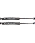 Heavy Duty Trunk Lift Supports And Gas Struts For Infiniti G20 1999 Through 2002 Sedan, matte black, 11.67 in extended length.