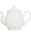 Gooseneck Porcelain Teapot With Lotus Design, 14oz Ceramic Tea Pot For Tea Or Coffee Brewing, Vintage Style Water Pot