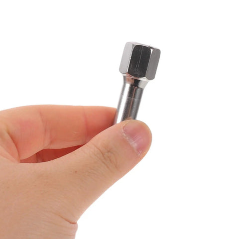 Two Pack Pro Grade Extra Reach Grease Coupler Repair Tool Kit With Steel Tips, shown in hand for scale and detail