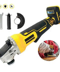 Pro Grade Brushless Angle Grinder With Four Speed Settings For Smooth Cutting And Grinding Compatible With 18V And 20V Batteries, 125mm cordless tool.