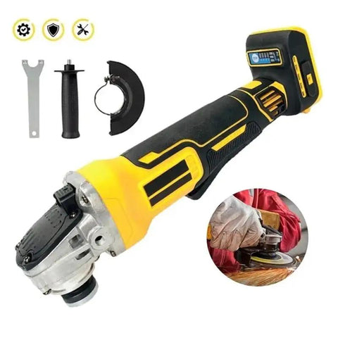 Pro Grade Brushless Angle Grinder With Four Speed Settings For Smooth Cutting And Grinding Compatible With 18V And 20V Batteries, 125mm cordless tool.