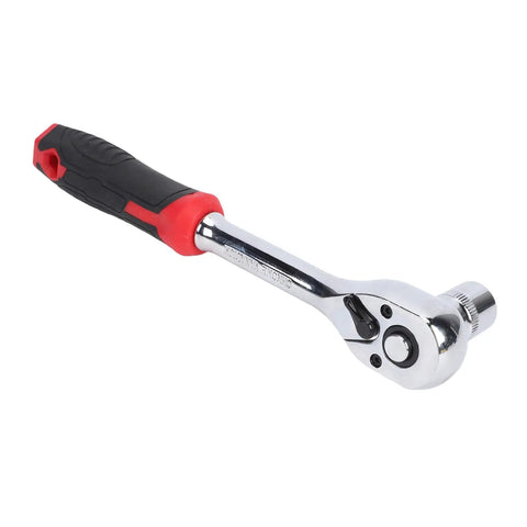 Three Eighth Inch Drive Socket Wrench Set With 72 Tooth Ratchet And Quick Release Bit Driver 64 Piece Beast Heavy Duty Steel
