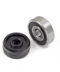 Hella Badass Billet Aluminum Water Pump Upgrade Kit With Impeller Gear Shaft Bearing Oil Seal And Gasket constructed bearings set.