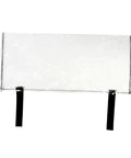 Hella Tough Clear Pvc Cover For Electric Vehicle Charger Box Rainproof Shield; transparent PVC cover with straps, 45x23 cm.