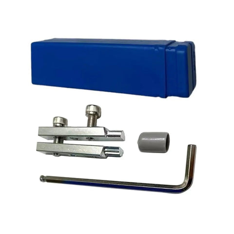 Faucet Screw Extractor Kit For Broken Fasteners And Damaged Threads DIY Ready Pro Grade Plumbing Tool Set with blue case