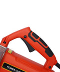 Close-up of the handle design on the Badass 14 Inch Electric Concrete Saw With 3000W Motor And Wet Cut Water Feed Setup.