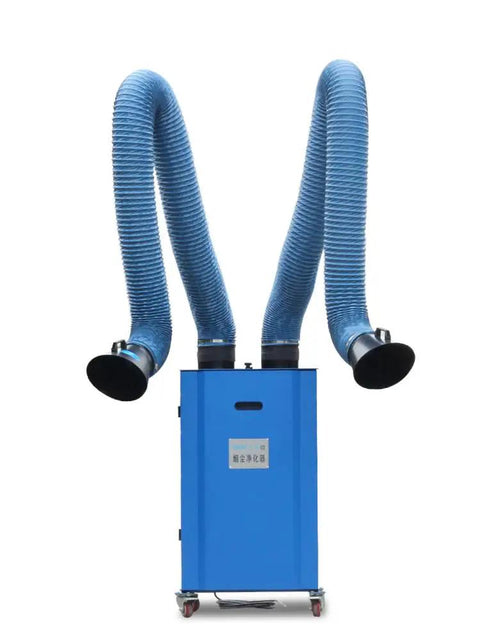 Mobile Welding Fume Extractor And Industrial Dust Collector With 3 Stage Filtration Pre Filter HEPA And Activated Carbon unit