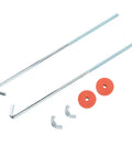 Universal Chrome Plated Battery Hold Down Kit With J Hook Bolts Washers And Nuts 10 Inch Bolt On Retaining Set for secure mounting