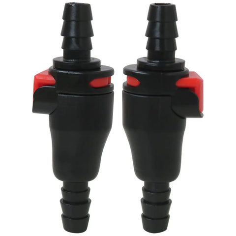 Professional 2-Pack Hydration System Quick Disconnect Adapters for One Quarter Inch Tubing and Leak Free Connections
