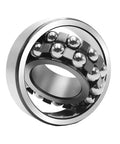 Pro Level 1306 Double Row Self Aligning Ball Bearings 30Mm By 72Mm By 19Mm Hardened Chrome Steel Caged design showing internal structure.