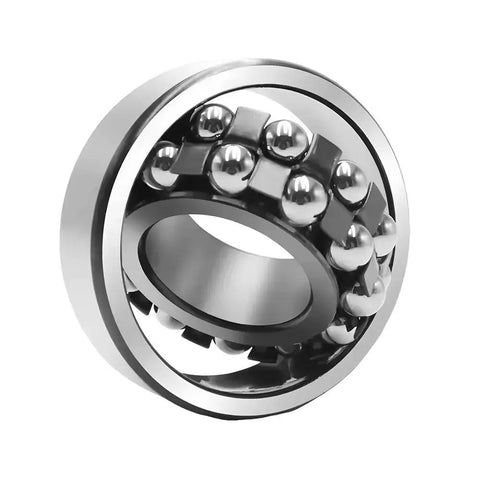 Pro Level 1306 Double Row Self Aligning Ball Bearings 30Mm By 72Mm By 19Mm Hardened Chrome Steel Caged design showing internal structure.