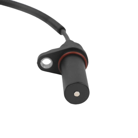 Engine Crankshaft Position Sensor Replacement For Hyundai And Kia Fits Elantra Accent Tucson Veloster Kona Soul Seltos Rio Forte Elantra GT And Coupe Veloster N 2010s To 2023 Models black sensor with mounting hole and cable