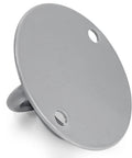 Legit Heavy Duty Wall Mount Bracket For Suspension Straps And Ceiling Anchor X Mount, gray galvanized steel, flat design.
