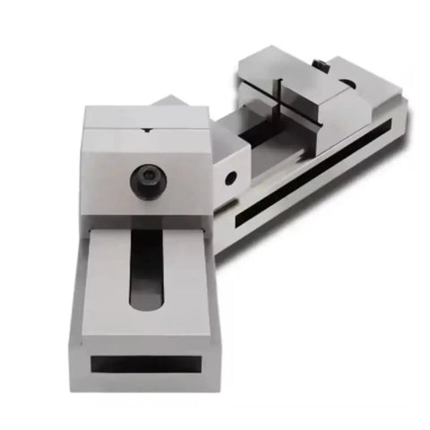 Heavy Duty CNC Bench Vise For Precision Workholding And Positioning Includes QKG38 And QKG50 Models Durable Metal Vise Body Resists Deformation For Stable Clamping And Accurate Machining On Professional CNC Equipment, front view