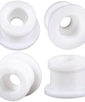 4 Pcs White Shifter Bushing Kit For Shifter Cable And Shift Linkage, Transmission Shift Cable Bushing Replacement, 14.3mm x 10.4mm