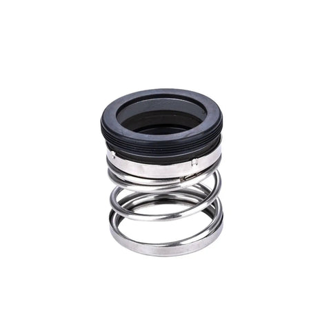 Built Tough Silicon Carbide Water Pump Mechanical Seals Rock Solid Bellows Design with stainless steel and rubber, suitable for 14mm to 40mm sizes.