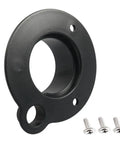 Rugged Outboard Motor Cable Conduit Protective Sleeve Kit With Flange Connector For Secure Marine Wiring And Hose Routing On Yachts Perfect Split Design Allows Quick Install Without Disconnecting Old Lines black polypropylene flange with screws