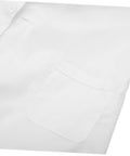 Close-up of pocket on Pro-Grade Laboratory Coat For Men - Comfortable Doctor Costume For Medical Students And Pharmacy Use