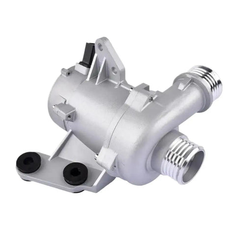 Premium Water Pump For Bmw 1 Series E81 E87 E88 E90 And More, aluminum structure with bolts and gasket for coolant system upgrade.