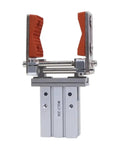 Adjustable Finger Cylinder Telescoping Mechanical Arm Fixture with Widened Chuck and Parallel Gripper for Pneumatic Accessories