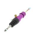 Bulletproof Pull Type Hydraulic Clutch Slave Cylinder With A Beefed Up 7 8 Inch Bore features purple aluminum body with rubber boot.
