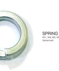 External And Internal Star Split Lock Washers Kit With 1440 Pieces, galvanized spring washer, various sizes labeled M3 to M10