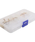 Rock Solid 120PC Female Spade Terminal Kit With 2.8mm 4.8mm And 6.3mm Insulated Copper Connectors Perfect For Serious Wiring Projects And Electrical Repairs Every Time. plastic storage box with assorted female spade terminals