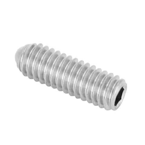 Premium Stainless Steel Ball Plunger Set Screws With Hex Socket Drive and Spring Loaded Design for secure alignment in jigs.