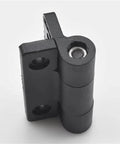 2 Pack Adjustable Torque Plastic Hinges Black Positioning Door Hinges 72x56x19mm Durable Cabinet And Door Hardware