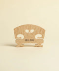 Violin Bridge Maple Replacement Part With Pre Cut String Grooves For No Fuss Install Handcrafted From Aged Maple For Stable Performance And Clear Resonant Tone Perfect For Students And Beginners Looking For An Easy Upgrade, 4/4 maple violin bridge