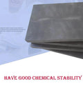 Five Pack High Density Graphite Plate Set For Lab Use, conductive carbon sheets stacked, high temperature resistant, 100x100x5 mm