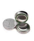 Top Shelf 10 Pack Ag10 Alkaline Button Cell Batteries delivering bulletproof 1 5 volt energy for watches calculators cameras and clocks LR1130 LR54 showing three batteries.