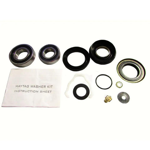 No Sweat Swap Bearing And Lip Seal Kit For Maytag Neptune Front Load Washer Smooth Running Drum Overhaul components and instruction sheet.
