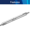 Rock Solid 5 Piece Combined Center Drill Set With Countersink Bits For Lathe Metalworking 1/8 Inch Shank showing a close-up of a countersink bit.
