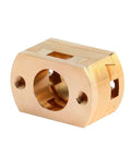 Heavy Duty 18mm Oldham Coupler For Ender 3 V2 And CR10 Series Z Axis Upgrade Kit With 8mm Lead Screw Hotbed Support Two Pack Solid Durable Gear brass coupler