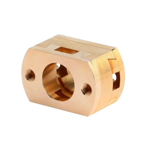 Heavy Duty 18mm Oldham Coupler For Ender 3 V2 And CR10 Series Z Axis Upgrade Kit With 8mm Lead Screw Hotbed Support Two Pack Solid Durable Gear brass coupler